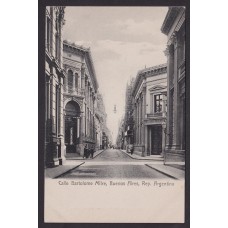 BANCO ALEMAN TRANSATLANTICO CALLE MITRE BUENOS AIRES CIUDAD ANTIGUA TARJETA POSTAL